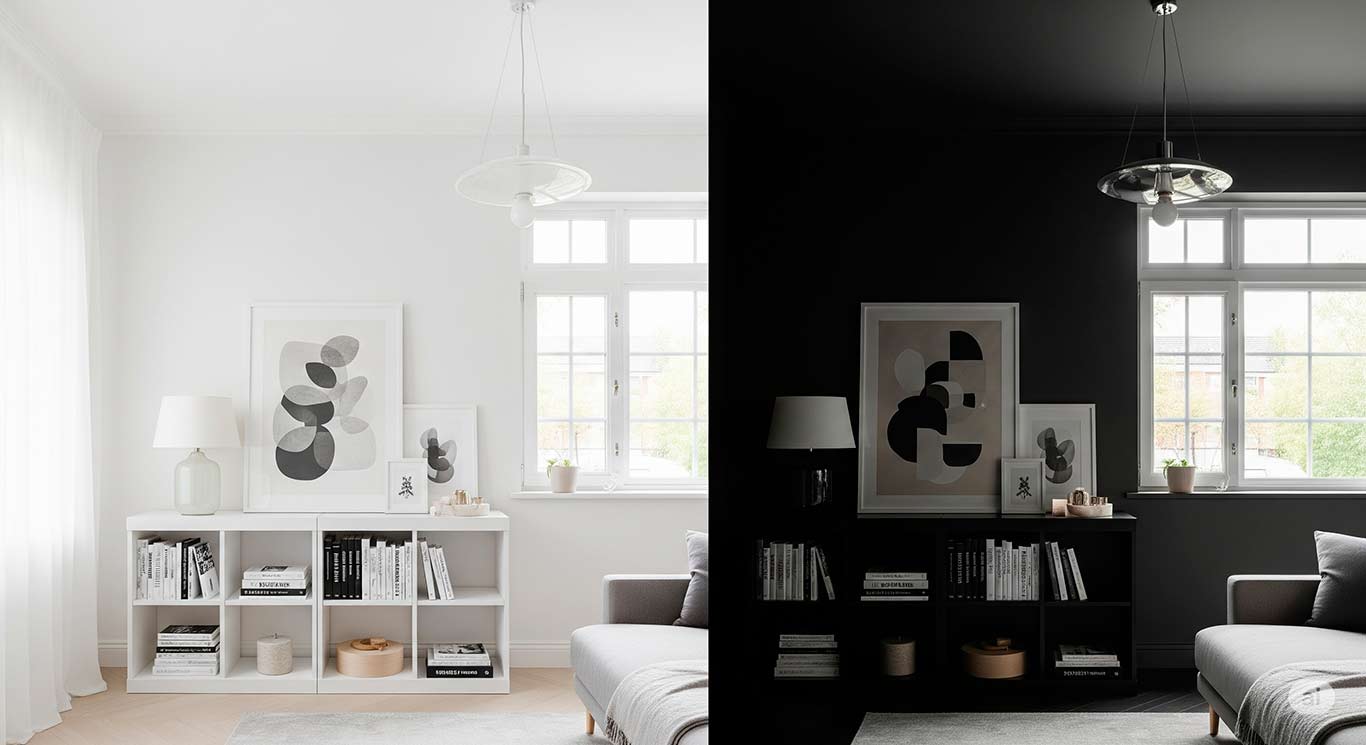 Light Walls vs Dark Walls: Debunking Myths in Home Decoration