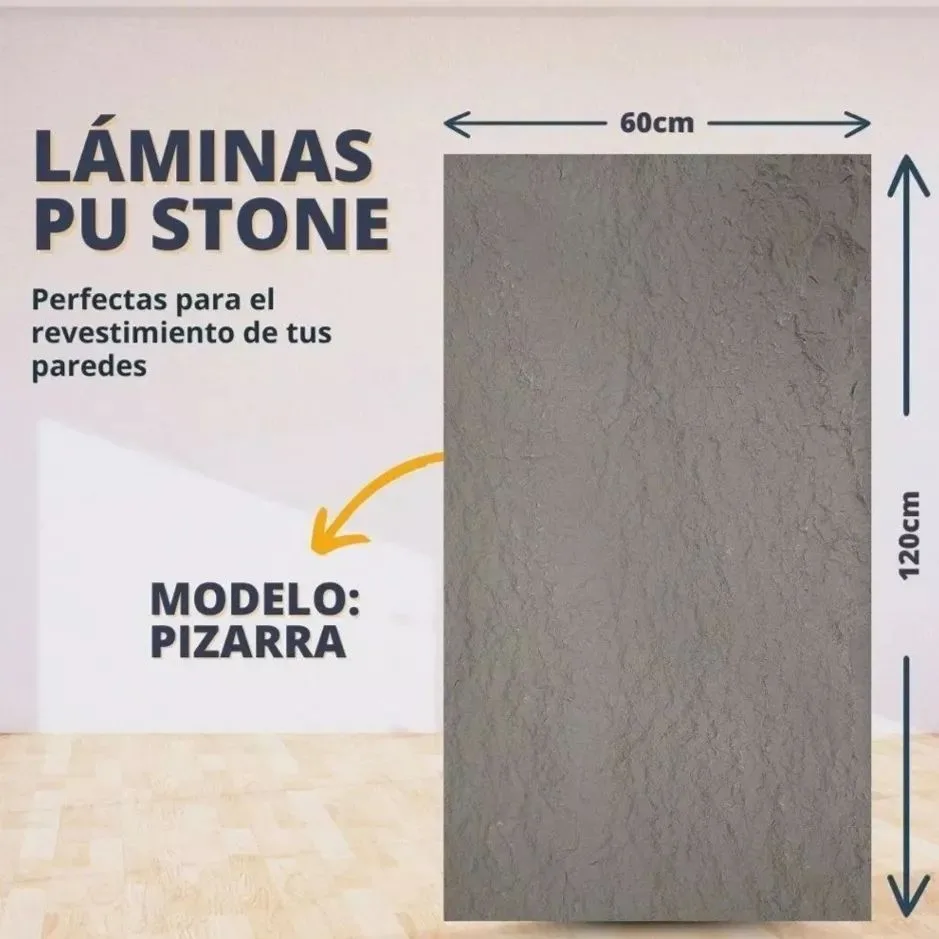 Wall Panel, Láminas Pu Stone y Pisos Vinil