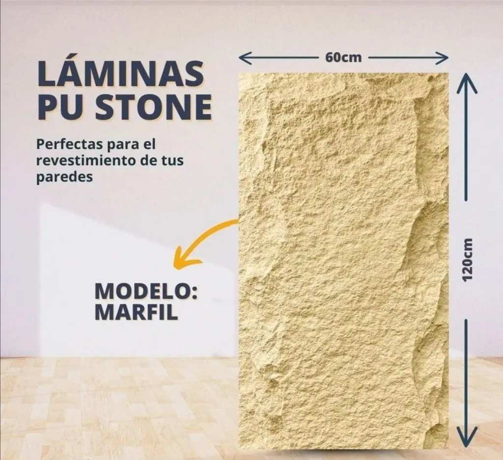 Wall Panel, Láminas Pu Stone y Pisos Vinil
