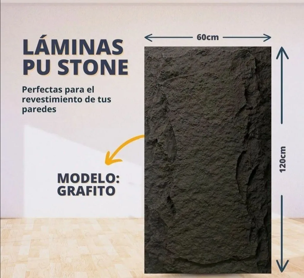 Wall Panel, Láminas Pu Stone y Pisos Vinil