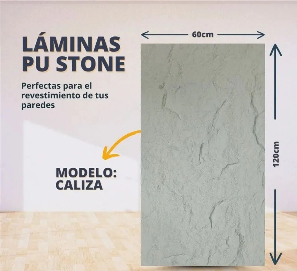 Wall Panel, Láminas Pu Stone y Pisos Vinil